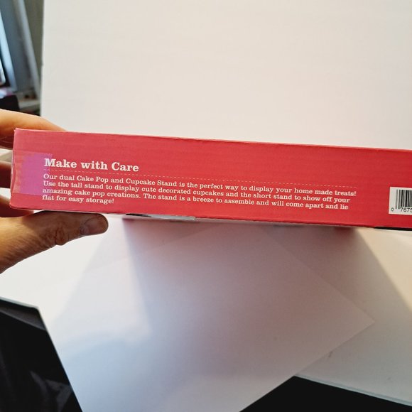 GOOD COOK Sweet Creations PINK Expandable 7 Pc. Cake Pop/ Cupcake Stand SEALED! - Picture 8 of 10